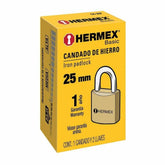Hermex 1" Iron Padlock.